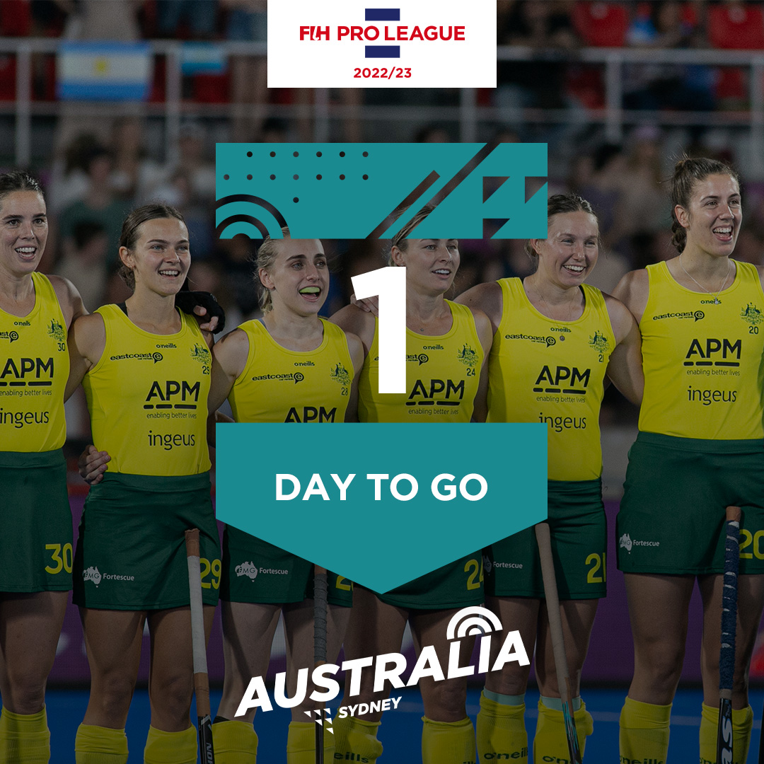 Hockeyroos's tweet photo. Tomorrow the wait is over. Six matches in as many days. Hockey at its best.

Don’t miss us in the #FIHProLeague as we take on China and Germany at Sydney Olympic Park.

Tickets through Ticketek. Broadcast LIVE on FOX Sports and Kayo.

@sydney_sider @sydolympicpark https://t.co/E5n2RX3kjF
