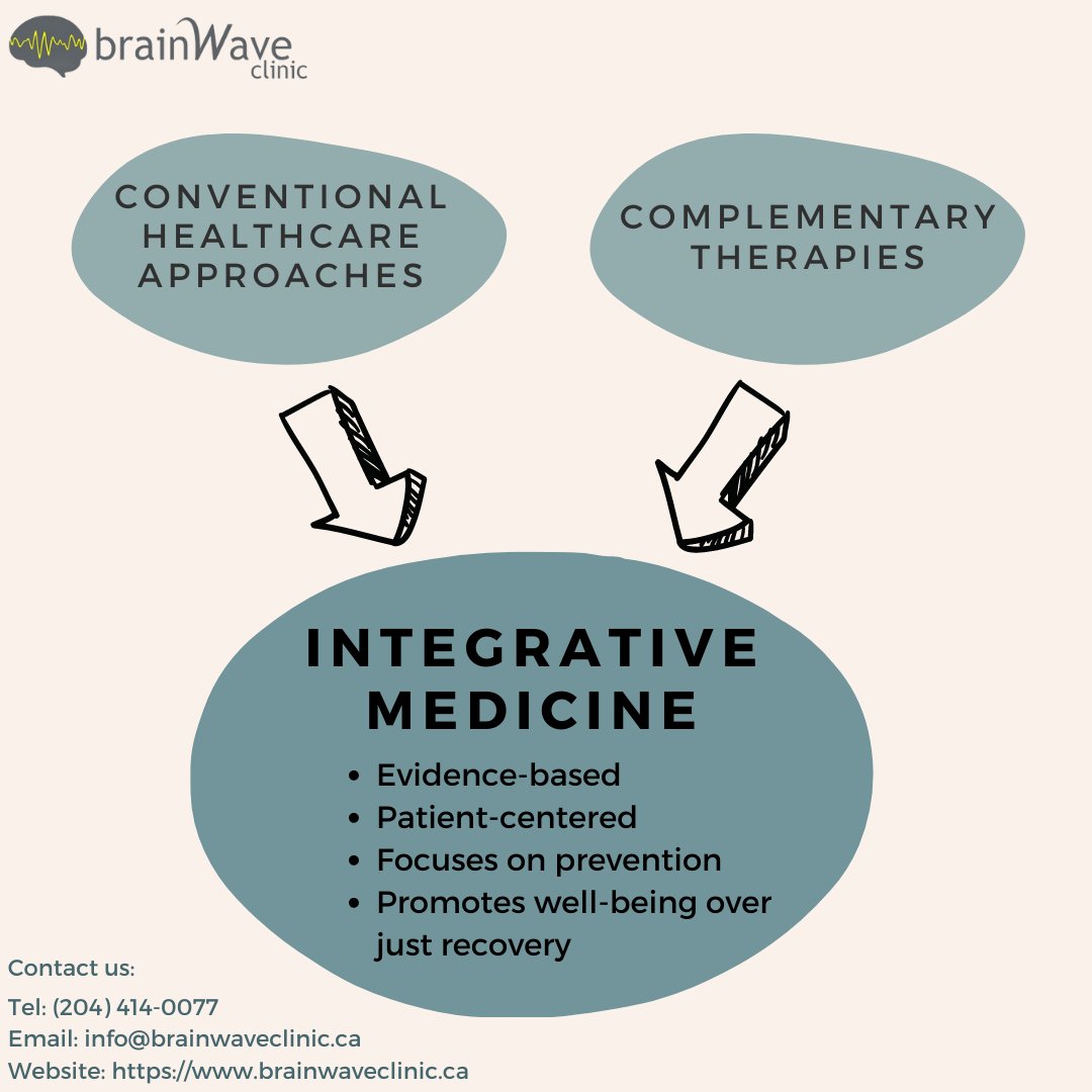 BrainWave Clinic is an #integrativepsychiatry clinic, meaning we use aspects of conventional #healthcare approaches along with evidence-based complementary therapies to find the best #treatment plan for you.