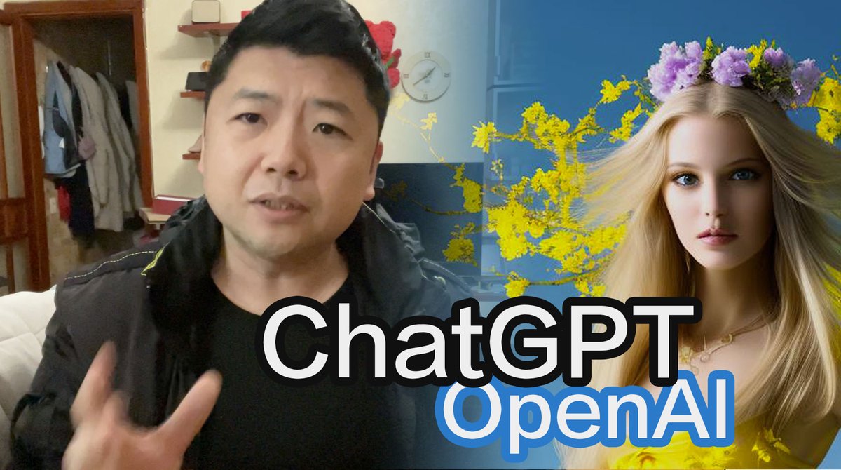 hellojixian's tweet image. 好的！视频录完啦😄 🙏
最近火爆的ChatGPT能否改变中国的未来生活？科技反贼王吉贤 深入讲解ChatGPT youtu.be/-tktscV2c1I 来自 @YouTube  (封面图片由OpenAI生成，非真人)