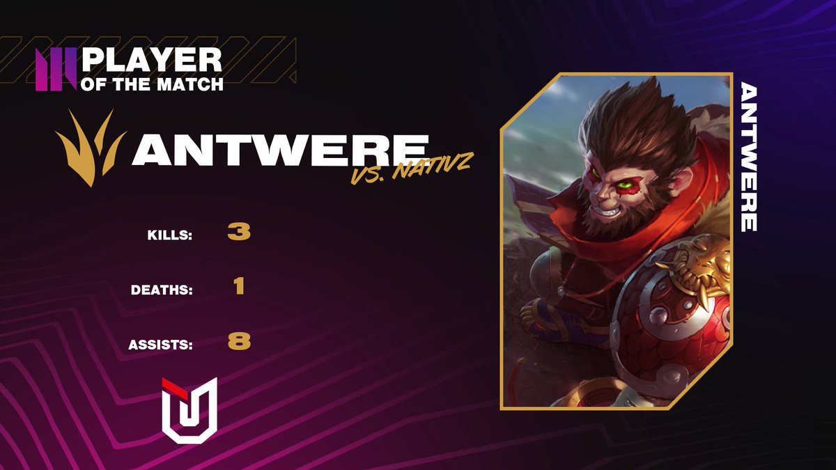 A strong performance from the Monkey King🙈

This Player of the Game goes to @uniq_club's <a href="/Antwere/">Antwere</a>, taking his second win of the split!

👇