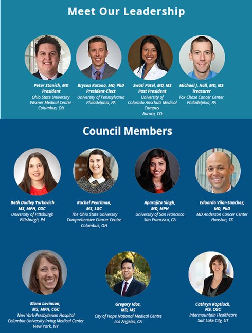 An amazing term as 2022 @CGAIGC President, where I had the privilege to be at the helm of the 🔝 org dedicated to advancing care for those with #HereditaryGICancer. Huge 🙏🏽 to our council, committees, and partners for their dedication. Looking forward to 🔆 future w @DocStanich!