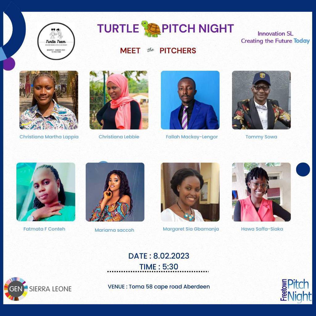 IrlEmbFreetown's tweet photo. Thank you @fsgthird for the invitation to judge at the Climate Change Adaptation Technology Pitch Night. Eight really strong candidates committed to entrepreneurship &amp; the environment- a 🏆 combination 

#TurtleTeam #InnovationSL #PitchNight #GENSierraLeone #BudapestBamakoRally https://t.co/eddQe1uKgk