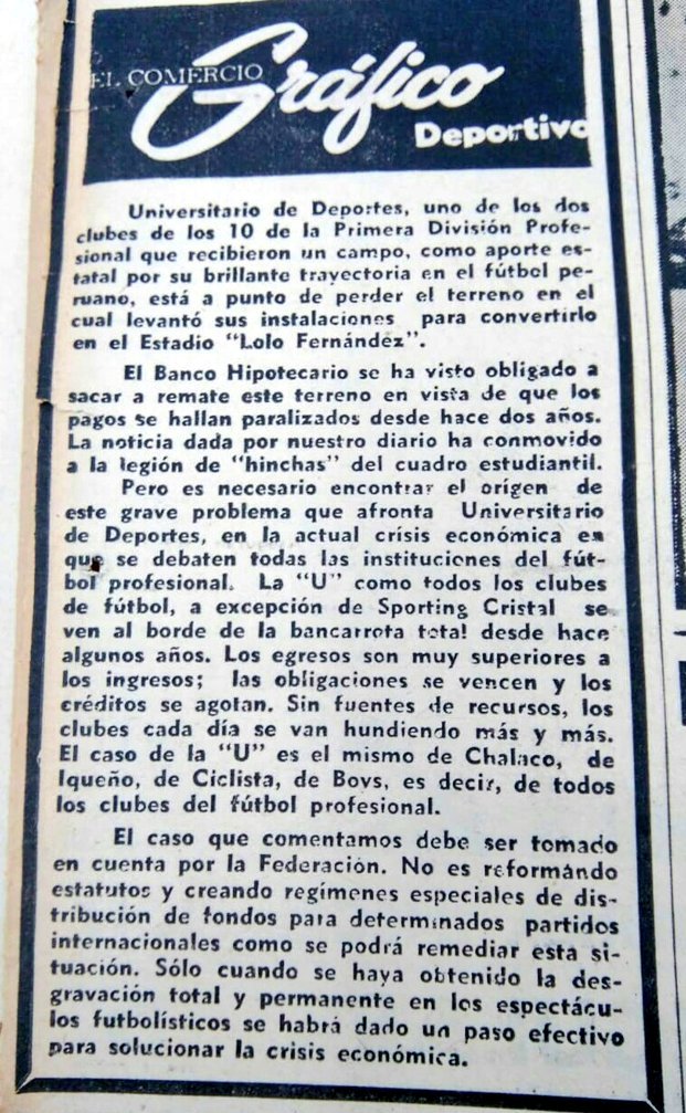 Republica_AL's tweet photo. @LaUesDeSuGentee El "Lolo", fue construído con plata que jamás le pagaron al Banco Hipotecario, sobre un terreno regalado por el gobierno de Prado y en la inauguración le pidieron a Odría que sea el padrino del estadio y este mandó a su canciller.
¡SIEMPRE CABECEADORES Y LAMIENDO EL PODER! https://t.co/qGIhAWG7m1