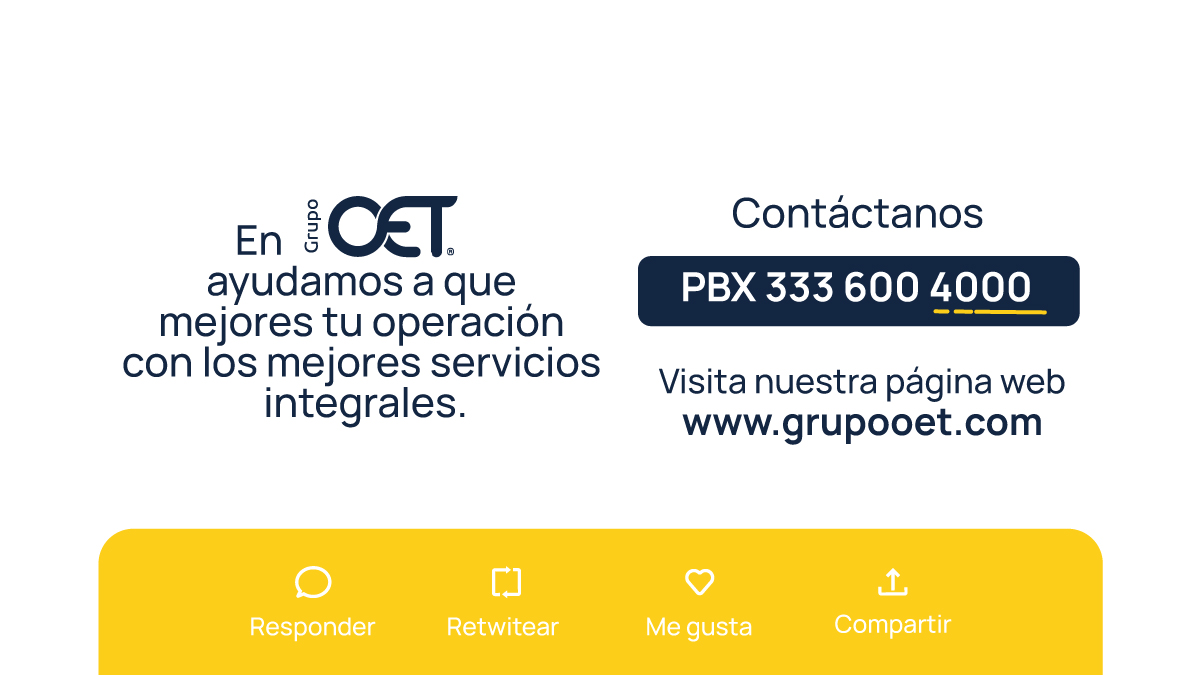 GrupoOET's tweet photo. Para que tu compañía sea competitiva dentro del mercado, necesitas cumplir ciertos aspectos dentro de su operación logística. Tenemos los mejores servicios integrales para apoyarte. 
📲 📞PBX 333 600 4000 contactenos@grupooet.com  
#transporte #logística #carga #transportedecarga https://t.co/2dlGFn4pyE