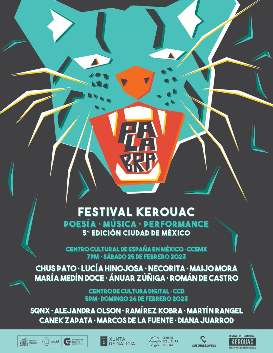 Marcos de la Fuente (@poetryfighter) on Twitter photo #kerouacfestival en <a href="/ccemx/">Centro Cultural de España México</a> y <a href="/CCDmx/">Centro de Cultura Digital</a> / 25 y 26 de febrero #kerouacfestival en <a href="/ccemx/">Centro Cultural de España México</a> y <a href="/CCDmx/">Centro de Cultura Digital</a> / 25 y 26 de febrero