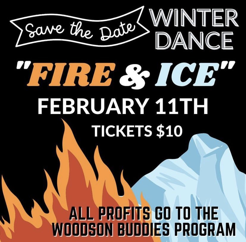 2 days left to buy tickets for the Snow-Ball! On sale at lunches and online🔥❄️