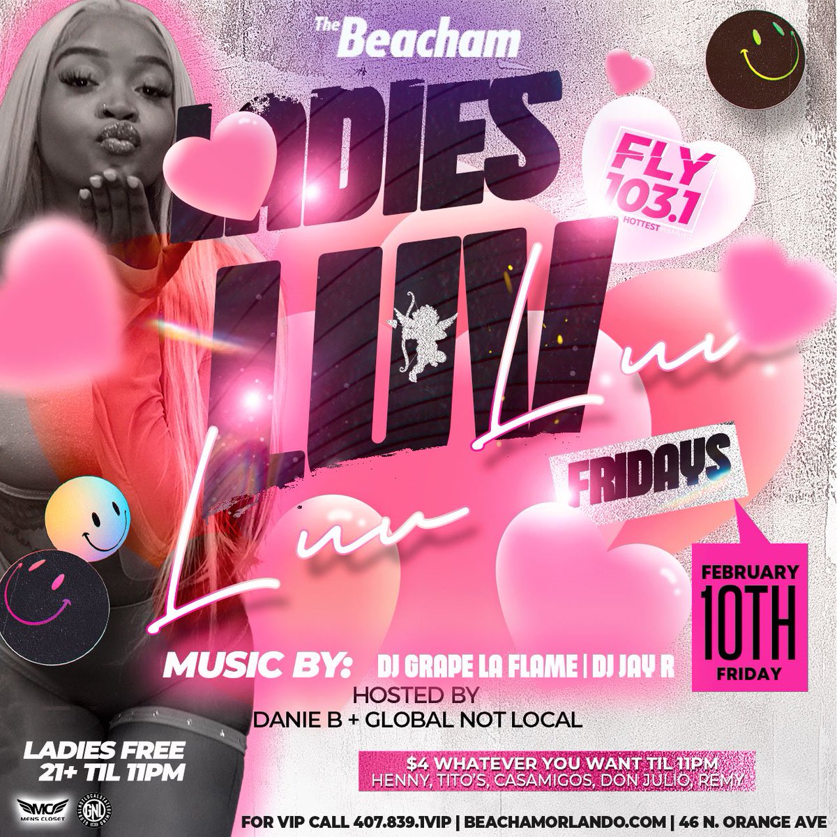 GALENTINES THIS WEEKEND 🗣️Ladies 21+ Free til 11pm …. Hit the link in bio🤫🤣🔥THE ALL NEW “LADIES LUV FRIDAYS” Girls Night Out every Friday🥃 🗣 Doors open at 10pm. 🤞🏾Drop a 🔥 if you pulling up!

#barlifestyle #nightlife #bartenderstyle #funtimes #bartenderslife #gooddrinks