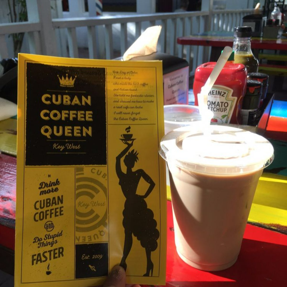 KeyWestCoffeeDT's tweet photo. Keep cool with a refreshing iced coffee from Cuban Coffee Queen while you explore Key West. https://t.co/o0a5RnaR43