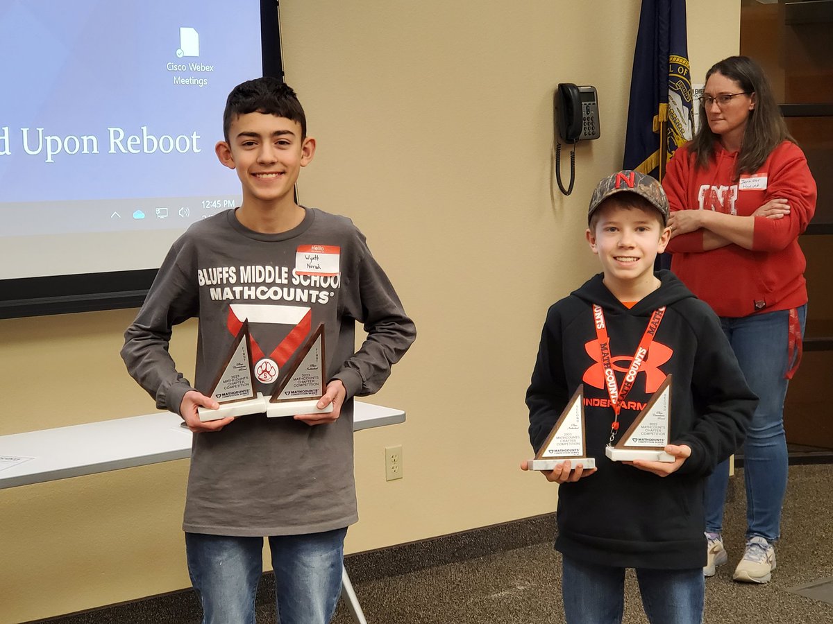 Bluffs MS MATHCOUNTS tweet media