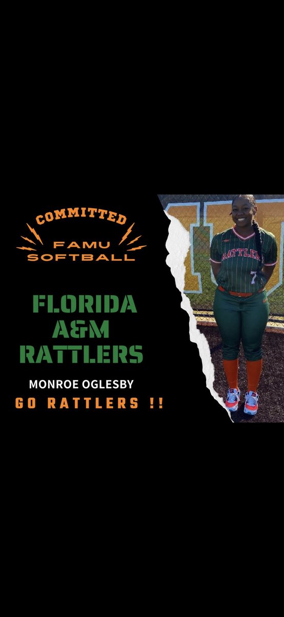 Monroe J. Oglesby 2023 (@monroeoglesby05) on Twitter photo Excited to announce I am continuing my academic & athletic career at Florida A&M University! Thank you Coach Patterson for this amazing opportunity. Iโd like to thank God, my family & friends and my coaches who supported my journey. Go Rattlers!! <a href="/DukesPremier18u/">Lady Dukes National Premier 18U</a> <a href="/FAMU_Softball/">Florida A&M Softball ๐ฅ</a> Excited to announce I am continuing my academic & athletic career at Florida A&M University! Thank you Coach Patterson for this amazing opportunity. Iโd like to thank God, my family & friends and my coaches who supported my journey. Go Rattlers!! <a href="/DukesPremier18u/">Lady Dukes National Premier 18U</a> <a href="/FAMU_Softball/">Florida A&M Softball ๐ฅ</a>