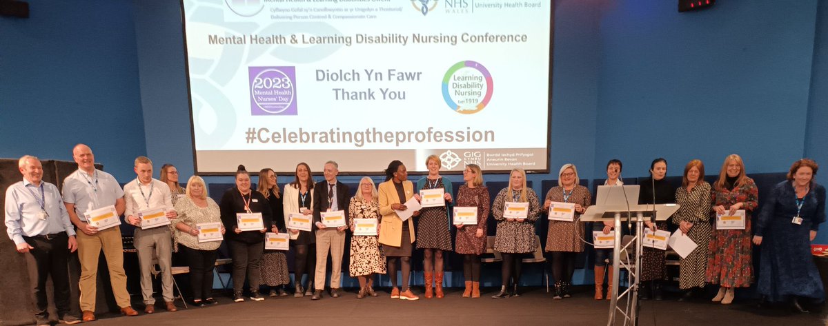 Fantastic day presenting alongside my <a href="/abuhb_mecs/">MECS</a> colleagues &amp; <a href="/MattGal05706234/">Matt Galloway</a> at the <a href="/AneurinBevanUHB/">Aneurin Bevan University Health Board</a> nurse conference! Promoting #dementiacaremapping &amp; #positiveapproachtocare  #celebratingtheprofession #NHS