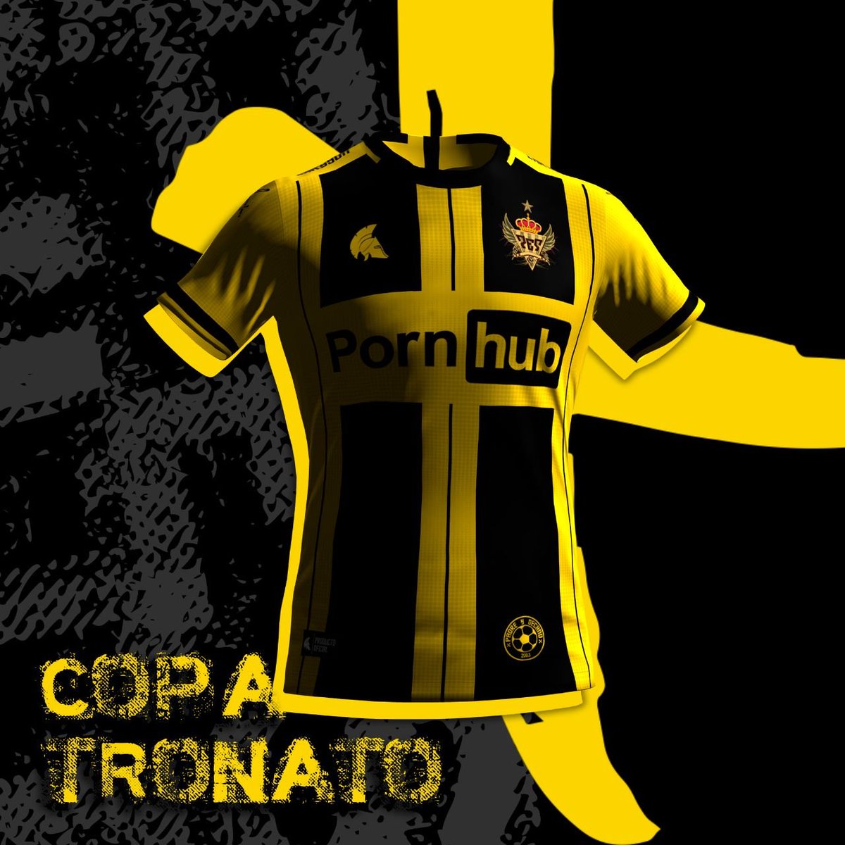 PES_UN1TED's tweet photo. ¡HABEMUS CAMISETA!

De la mano de @LarssonKits lanzamos (por primera vez) la camiseta para la #CopaTronato, un nuevo diseño a rayas que representan las rayas del escudo. El decano va por su tercer título en la historia.
#PEScandoGloria
#DalePES
#PESPadreYDecano https://t.co/fwhpFDdaE1