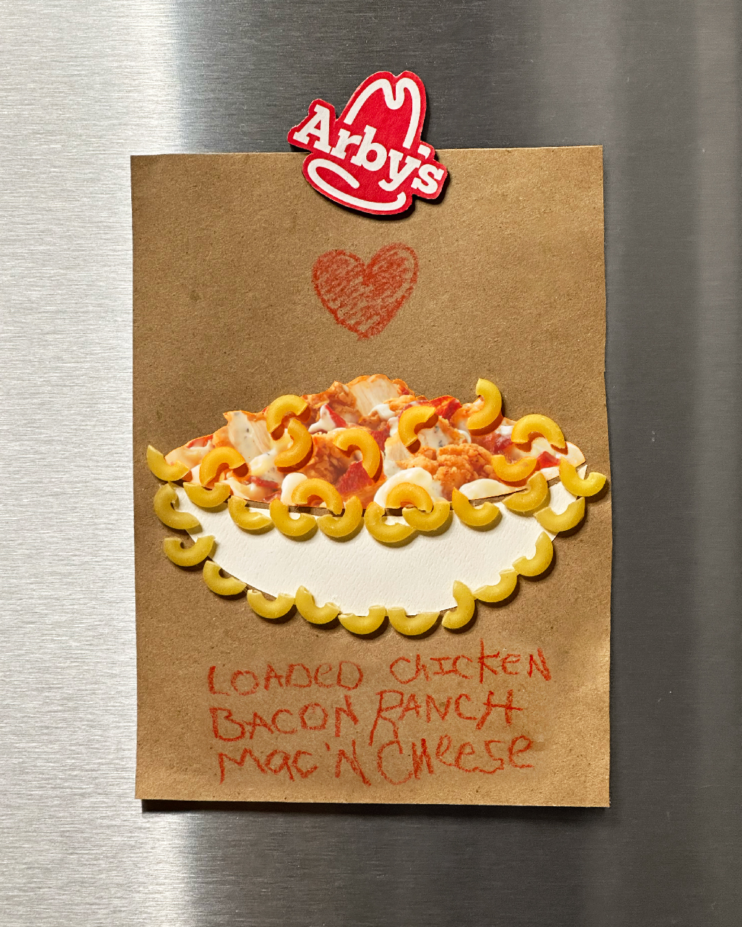 Arby's on Twitter "ᴍᴀᴄᴀʀᴏɴɪ, ʟᴏᴀᴅᴇᴅ, 2023 Macaroni on paper 𝘛𝘩𝘪𝘴
