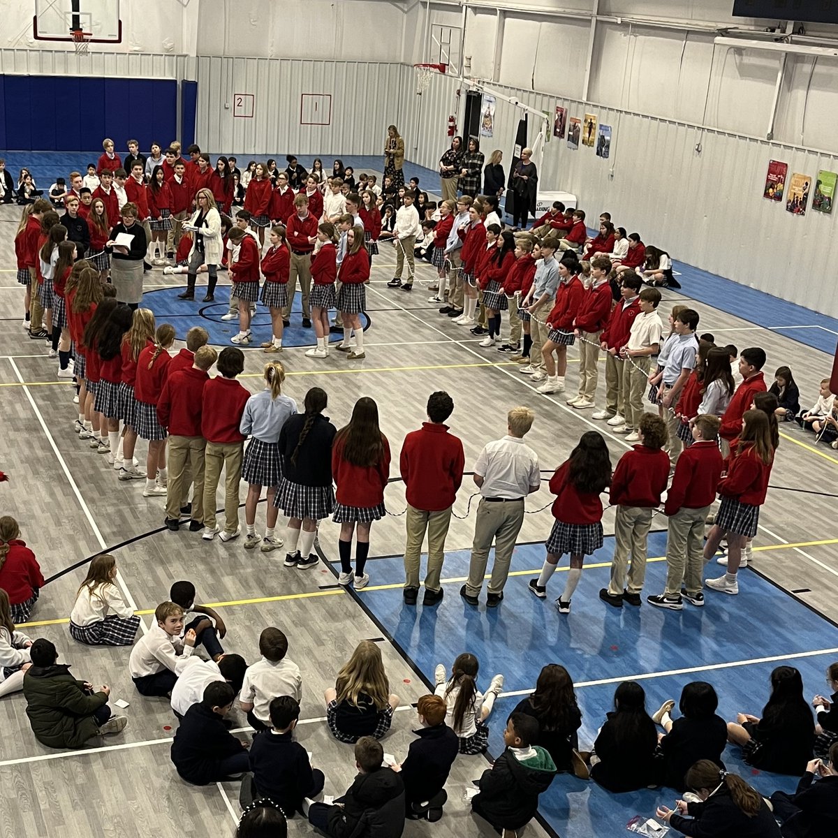 allsaintsba's tweet photo. Our students participated in a living rosary today as part of our postponed CSW celebrations. #Catholicfaithcommunity https://t.co/lwqsyAub22