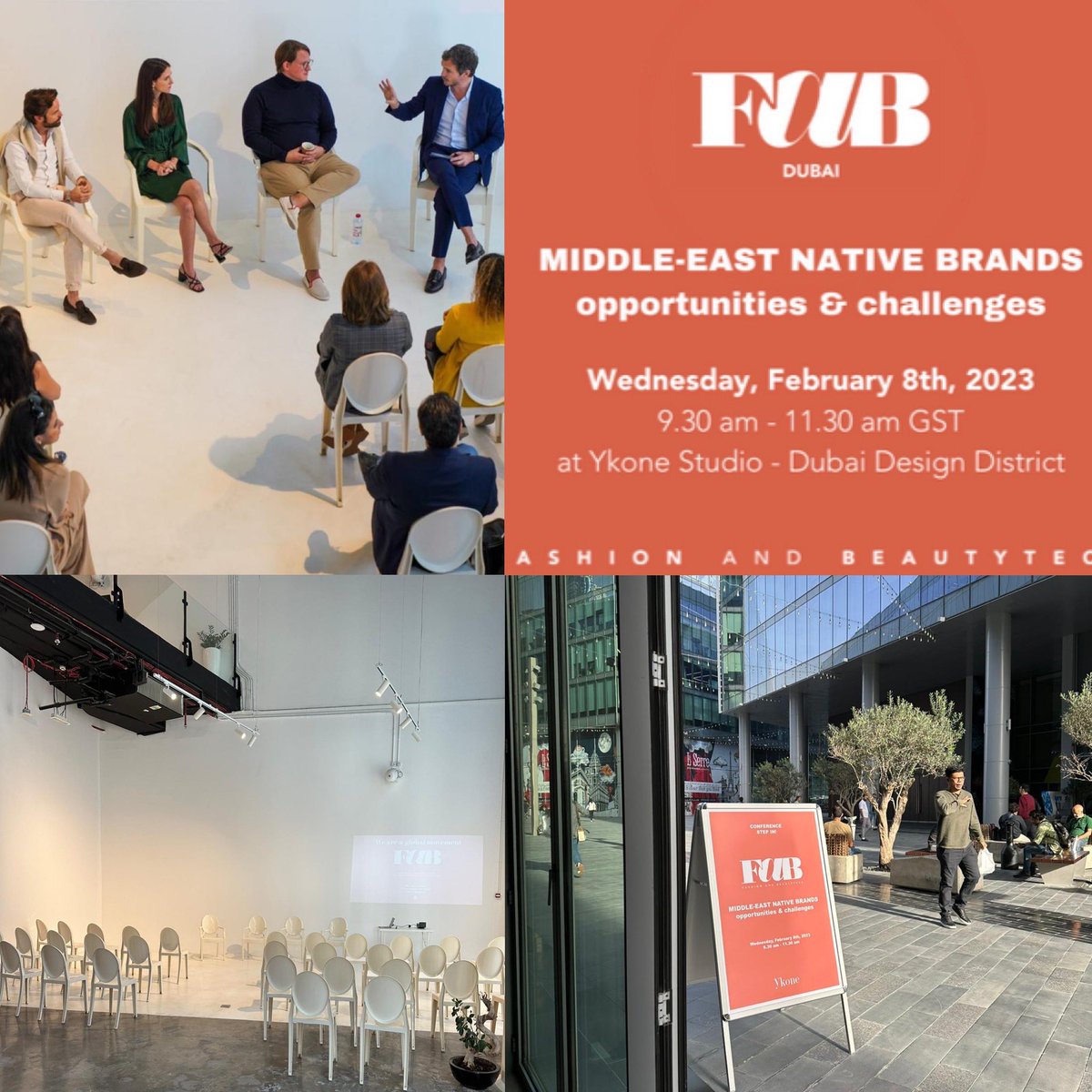 beautytechdubai's tweet photo. Thank you to our guest speakers and hosts! Fashion & Beauty Tech
The brand founders & speakers:
Kevin Alderweireldt for BUREAU BรATRICE
Enrique HORMIGO-SCARLETT for MONTROI
Laurรจne JOIE for Gaudia Beauty
Hosted by Quentin Douce
#dubai #newcommerce #newluxury #founders #fashion https://t.co/1d8K3t17uV