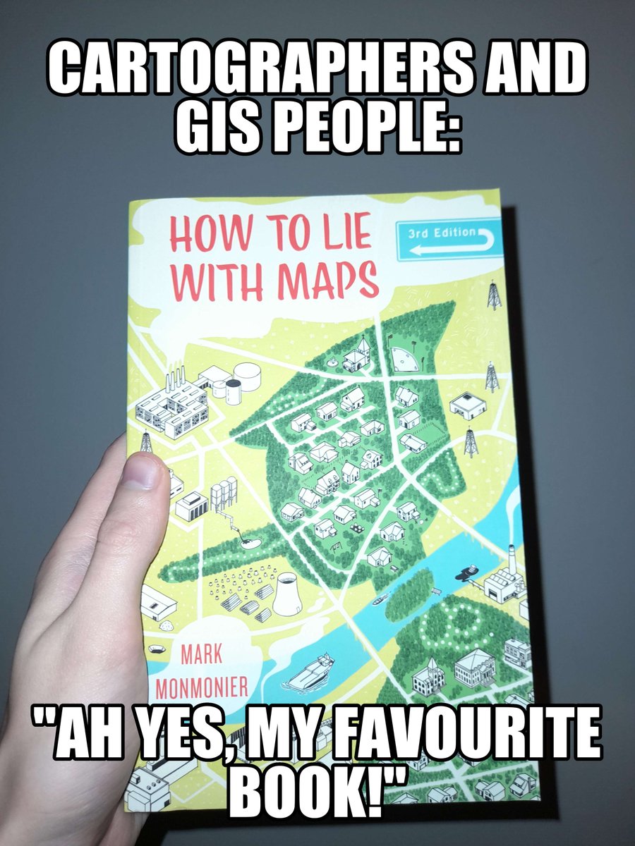 Please stop taking maps and statistics at face value and accepting them as fact, thank you!
#gis #mappymeme