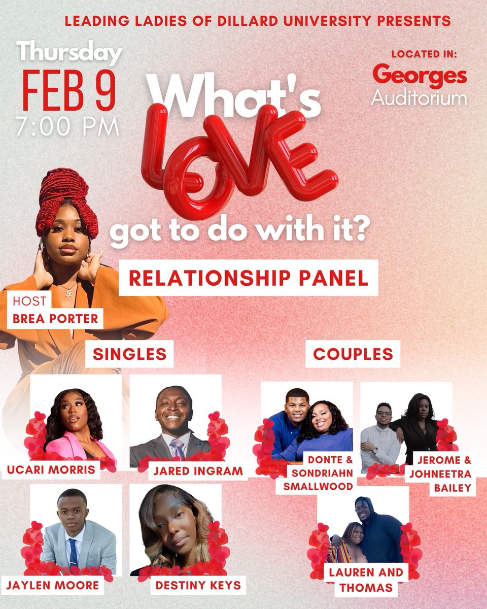 LLofDU's tweet image. Tomorrow at 7pm come out to LLDU’s relationship panel! Feel free to ask all of your questions about love and relationships to the lovely couples and singles on the panel💕