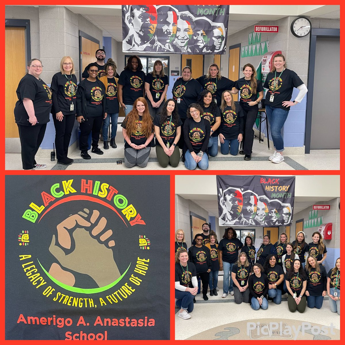 A legacy of strength, a future of hope! AAA staff celebrating Black History month together. Check out our hallway displays next time you visit. #togetherwecan