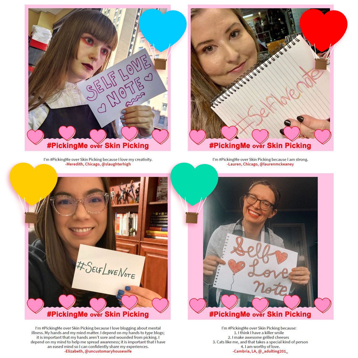 PickingMeFdn's tweet photo. This Valentine's Day, support Picking Me Foundation by donating $14 in honor of #dermatillomania awareness!
Don't forget to send in your #selflovenote too fam!
~
#PickingMe over #SkinPicking https://t.co/IsYXkfBRtP