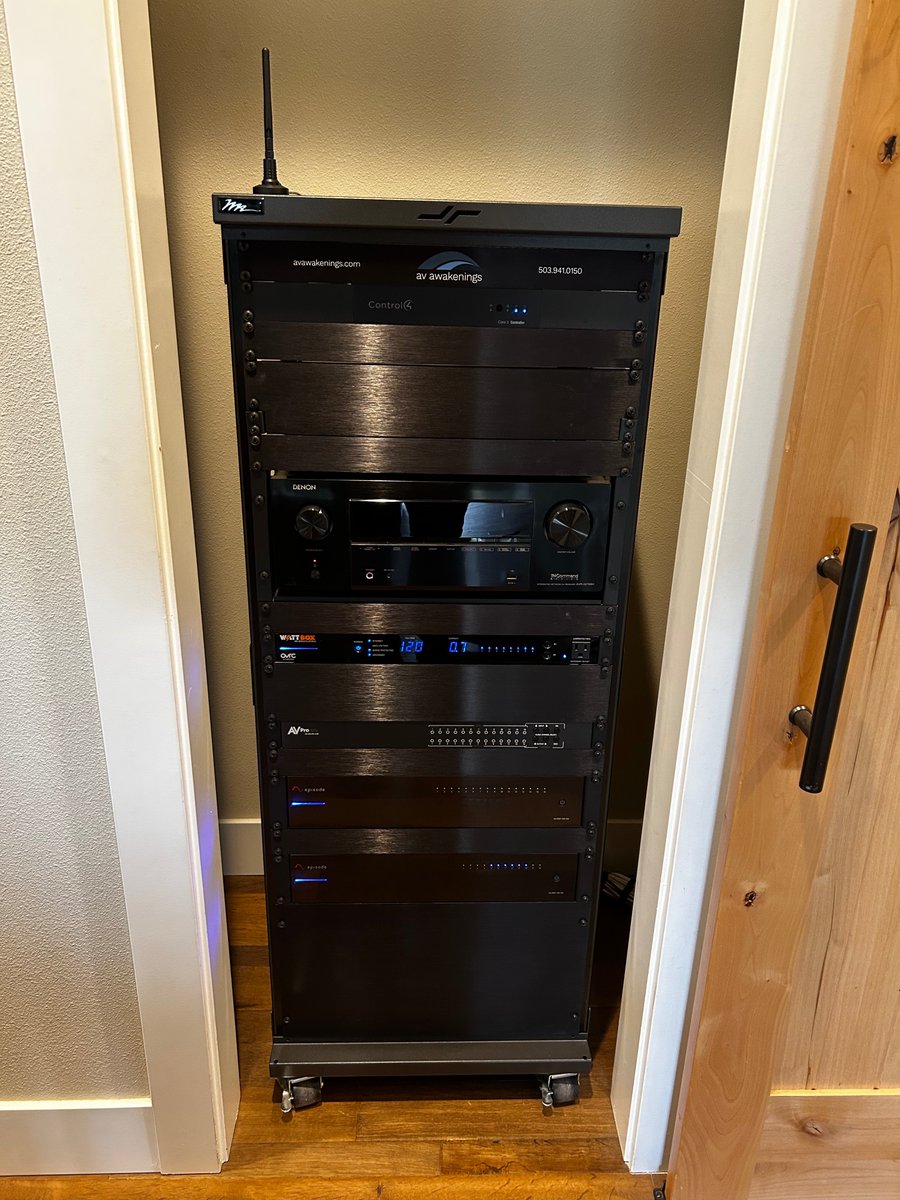 A homeowner recently contacted us to see if we could take over their dysfunctional A/V system and make it right. We removed the rack and brought it back to our office, changed things out for <a href="/Control4/">Control4</a>, rebuilt and tested everything, then delivered it back. Before and afters!