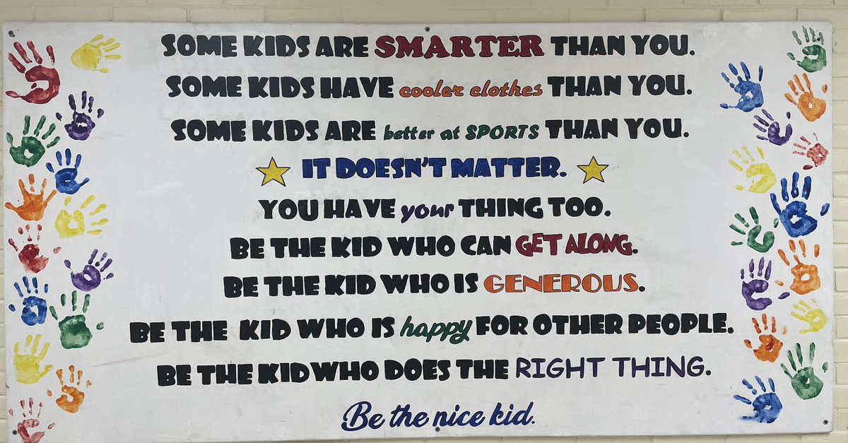 Kelly Cox (@kellycoxedu) on Twitter photo I love this!! On this #PinkWednesday, be the nice kid! 👚💖👍🏻 <a href="/SCDSB_Schools/">Simcoe County District School Board</a> <a href="/ColdwaterPs/">ColdwaterPS</a> <a href="/SCDSB_MHWB/">SCDSB Mental Health and Well-Being</a> I love this!! On this #PinkWednesday, be the nice kid! 👚💖👍🏻 <a href="/SCDSB_Schools/">Simcoe County District School Board</a> <a href="/ColdwaterPs/">ColdwaterPS</a> <a href="/SCDSB_MHWB/">SCDSB Mental Health and Well-Being</a>