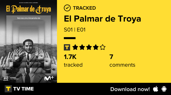 I've just watched episode S01 | E01 of El Palmar de Troya! #elpalmardetroya  tvtime.com/r/2I6hG #tvtime