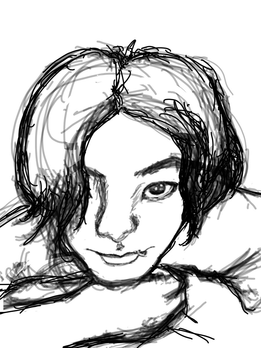JHSKISSME's tweet photo. drew this today, i like how the eye came out : ) https://t.co/9ZCvi2w6PR