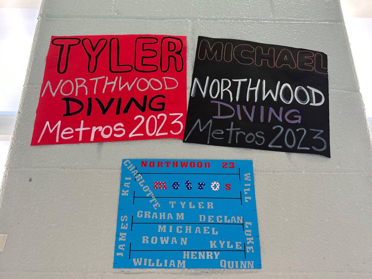 SwimDive_NHS's tweet photo. METROS ‘23 
We have 2 awesome divers representing Northwood this year! https://t.co/iD9gSGO6lo