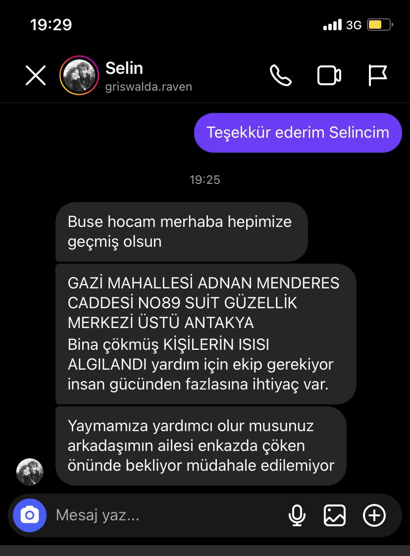 Buse Duruk (@buseduruk) on Twitter photo Acill!!! Lütfen yayılmasına yardımcı olun!!! Acill Ekip lazım! <a href="/haluklevent/">Haluk Levent ( Ahbap Ekibi )</a> <a href="/OguzhanUgur/">Oğuzhan Uğur</a> <a href="/ifkoparan/">Fatih Koparan</a> <a href="/atadogann/">Ataberk Doğan</a> #afaddeprem #AHBAP #Antakya #halukleventacil Acill!!! Lütfen yayılmasına yardımcı olun!!! Acill Ekip lazım! <a href="/haluklevent/">Haluk Levent ( Ahbap Ekibi )</a> <a href="/OguzhanUgur/">Oğuzhan Uğur</a> <a href="/ifkoparan/">Fatih Koparan</a> <a href="/atadogann/">Ataberk Doğan</a> #afaddeprem #AHBAP #Antakya #halukleventacil