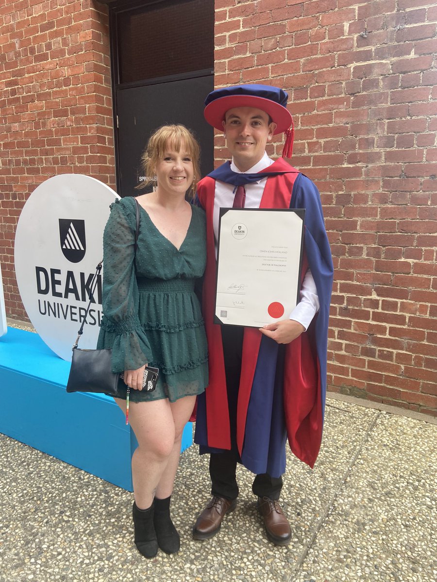 OwenJHolland's tweet image. Can’t believe they actually gave me one of these #PhD #deakingrad