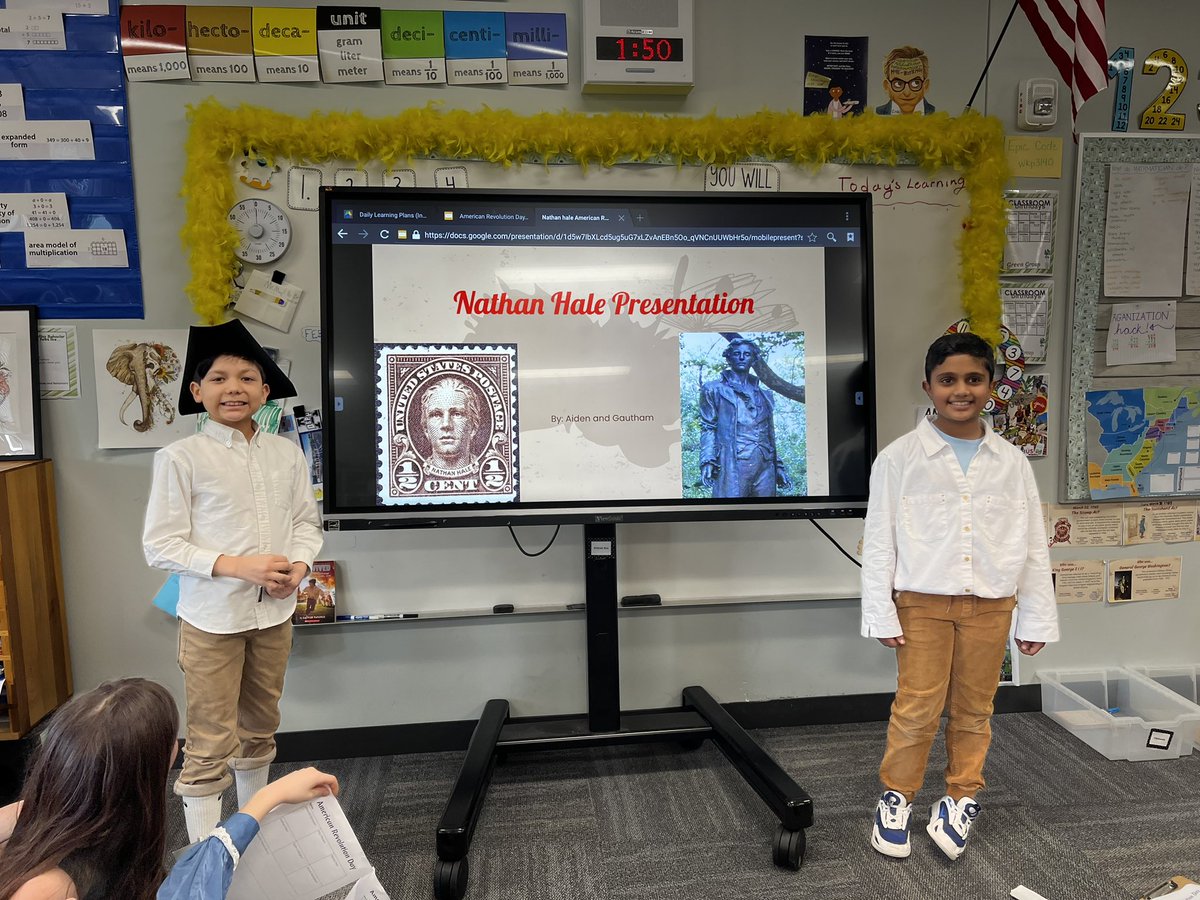 ADESjmay's tweet photo. Today was magic ✨ 4th grade American Revolution presentations showcased the power and joy of cross curricular learning! @ADESRowe thanks for always dreaming big together https://t.co/UGbR9jjEi6