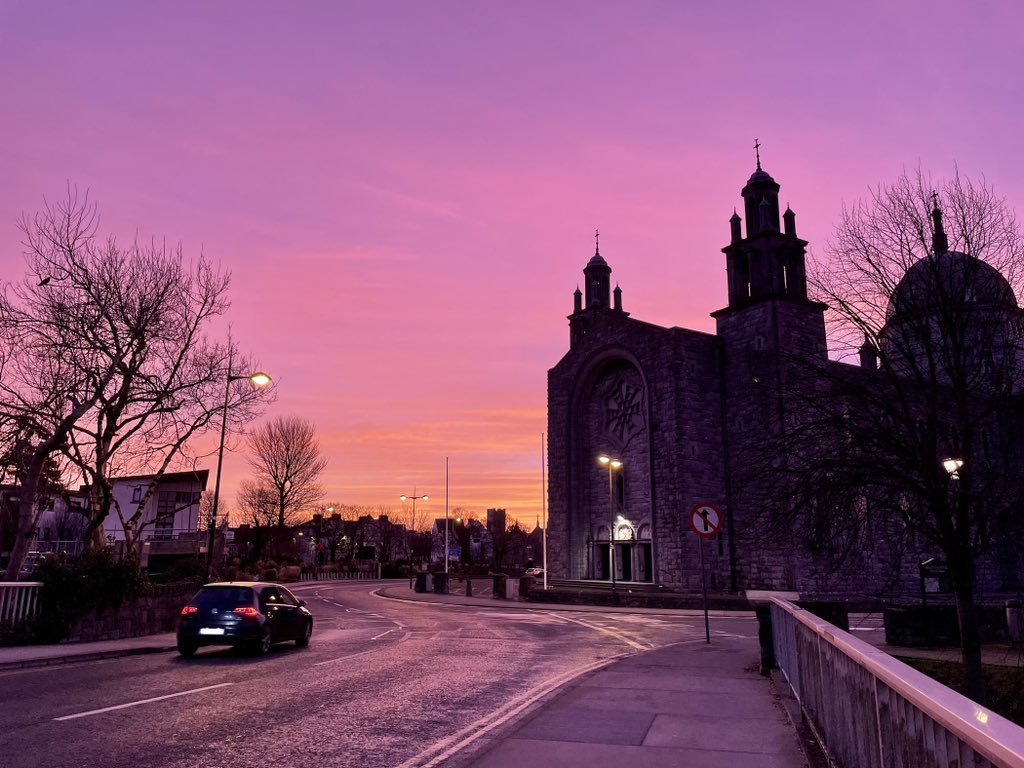 Sunrise in Galway this morning - absolutely stunning!