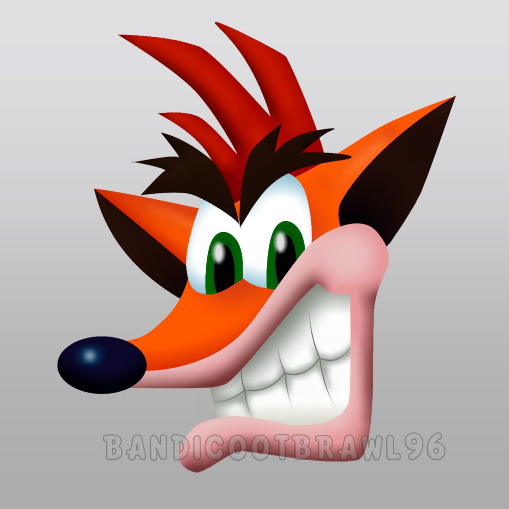 HD 199 CTR Crash Bandicoot Icon
I always loved this icon so I drw it up and shaded it in. I actually did this years ago so I sadly don't have the project file anymore.
Will do some more
#CrashBandicoot #CrashBandicootFanart #crashteamracing #ps1