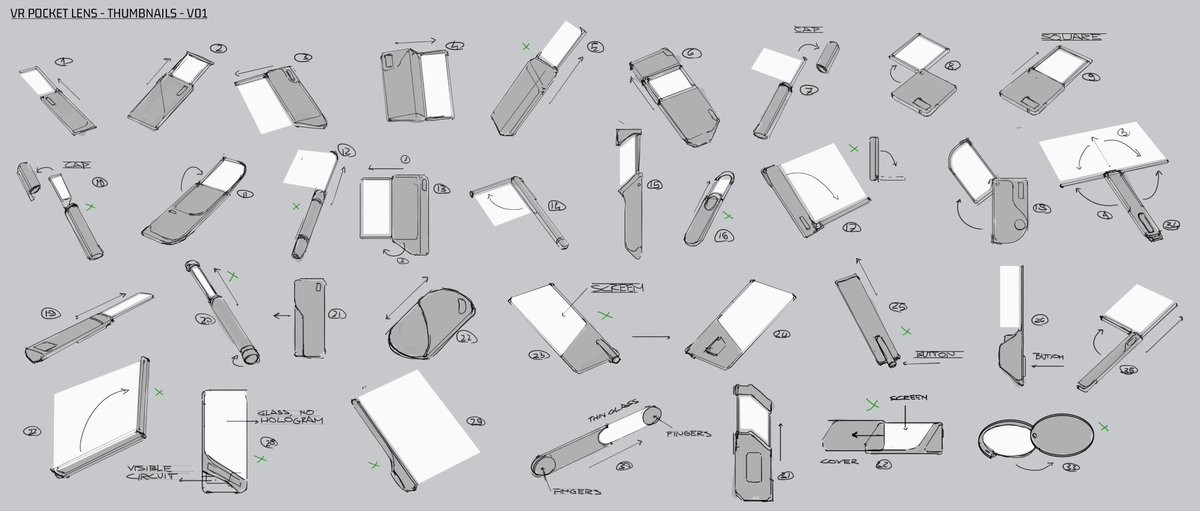 albertognolo's tweet photo. Few ideas for the next project with @FrancoisSava
#conceptart #hardsurface #Props #vrdevice https://t.co/ARYwTcGO2N
