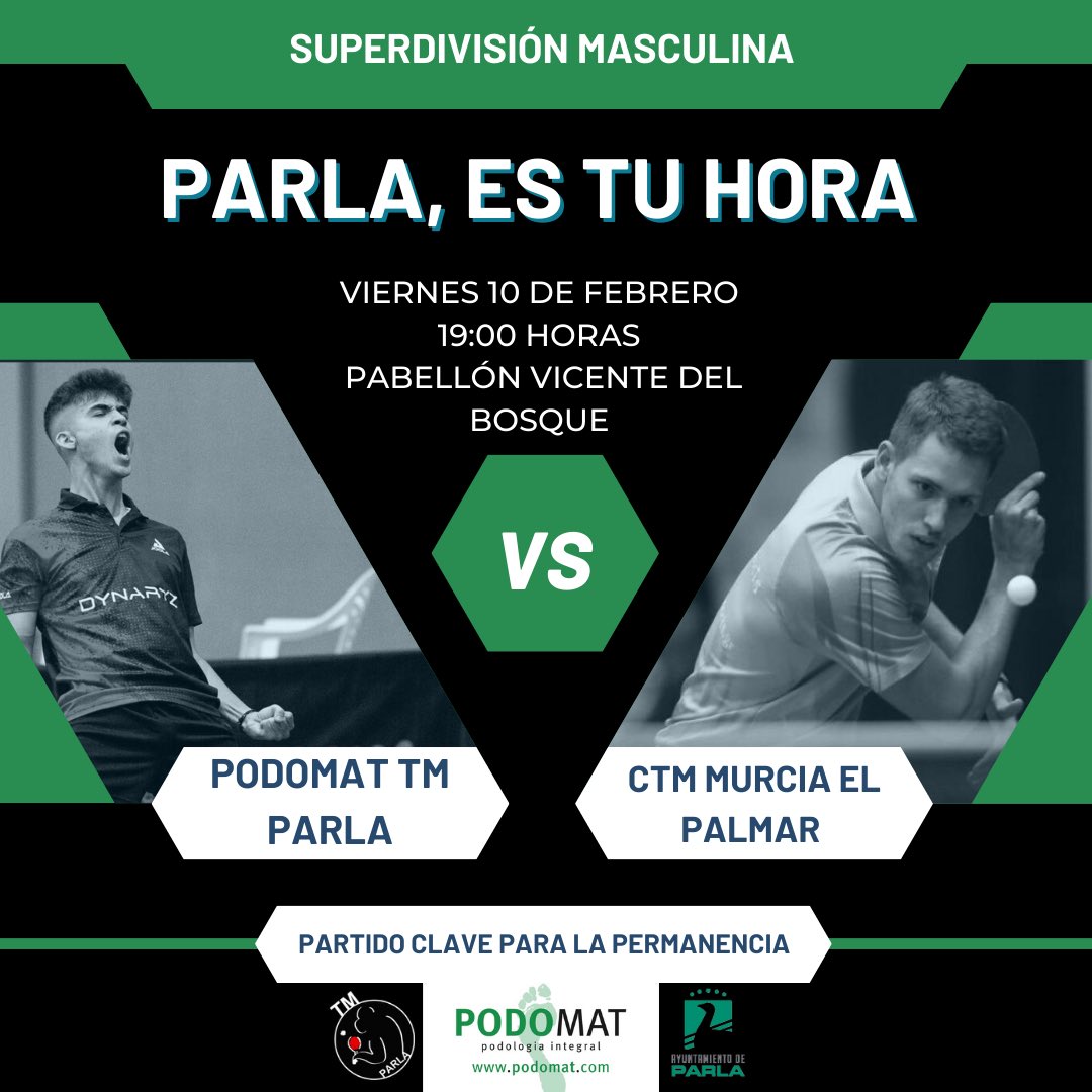tmparla's tweet photo. El viernes, todos jugamos.

El viernes, Parla tiene que ser 🔥

OS NECESITAMOS MÁS QUE NUNCA 

Partido importantísimo para la permanencia https://t.co/Qw6i50Xfxr