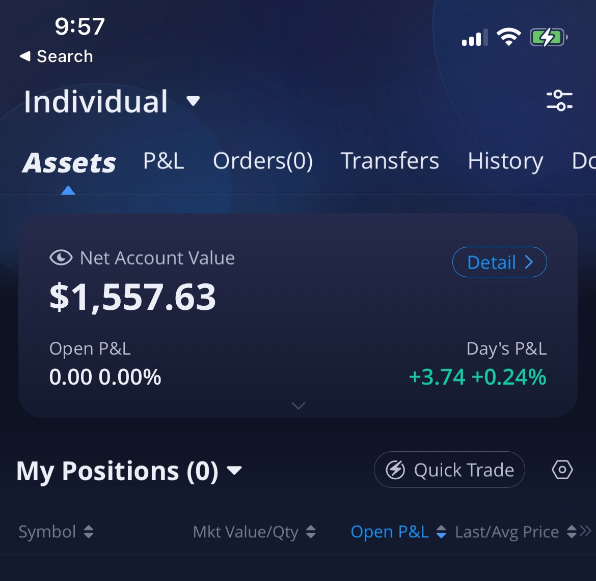 _CalebK's tweet photo. 🚨1K Challenge 2023🚨
Day 26: +0.24%🤔
 
I really wanted to play bigger this week, but price action has been pretty poor so far… waiting for a play on something bigger later this week🤝

P/L start %: +55.76%🔥

Every trade in live calls for @obrinvesting https://t.co/RYR8dFWaao