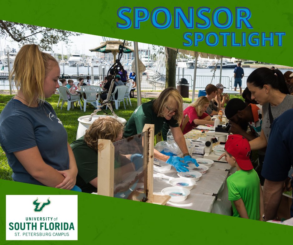 This year, <a href="/usfsp/">USF St. Petersburg</a> is celebrating it's 🔟th event hosting #StPeteSciFest along the waterfront! Thank you to all of the great people at USFSP who help bring this festival to sunny St. Pete!

stpetersburg.usf.edu