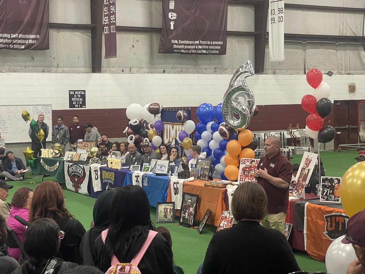 DrSDHoward's tweet photo. Congratulations to our 11 @Legacyrebels student-athletes who signed to compete at the next level today! #MISDProud #collegebound https://t.co/ybHkeBacLj