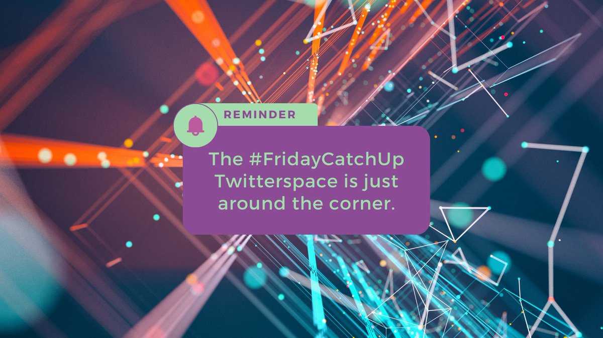 Don't forget! The #FridayCatchUp Twitterspace is just around the corner. 😉 Time to catch up with friends and the community!
Let's connect, share our week's highlights, and get ready for the weekend. See you there w/ <a href="/NetoSurvivor1/">NETO THE LAST SURVIVOR</a> 💜
x.com/i/spaces/1MYGN…

#TGIF #WeekendVibes