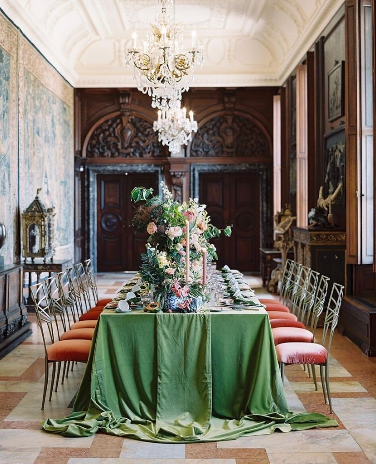 DCRentalVA's tweet photo. Your guide to a lush tablescape - jewel tones, soft and fluffy textures, pattern mixing, and LOTS of flowers and candles! We loved this design from @lustretheory featuring our @chameleoncollection chairs in silver.
#tablescape #chameleonchair #eventchair #eventinspiration #2023 https://t.co/98jvn9mNXC