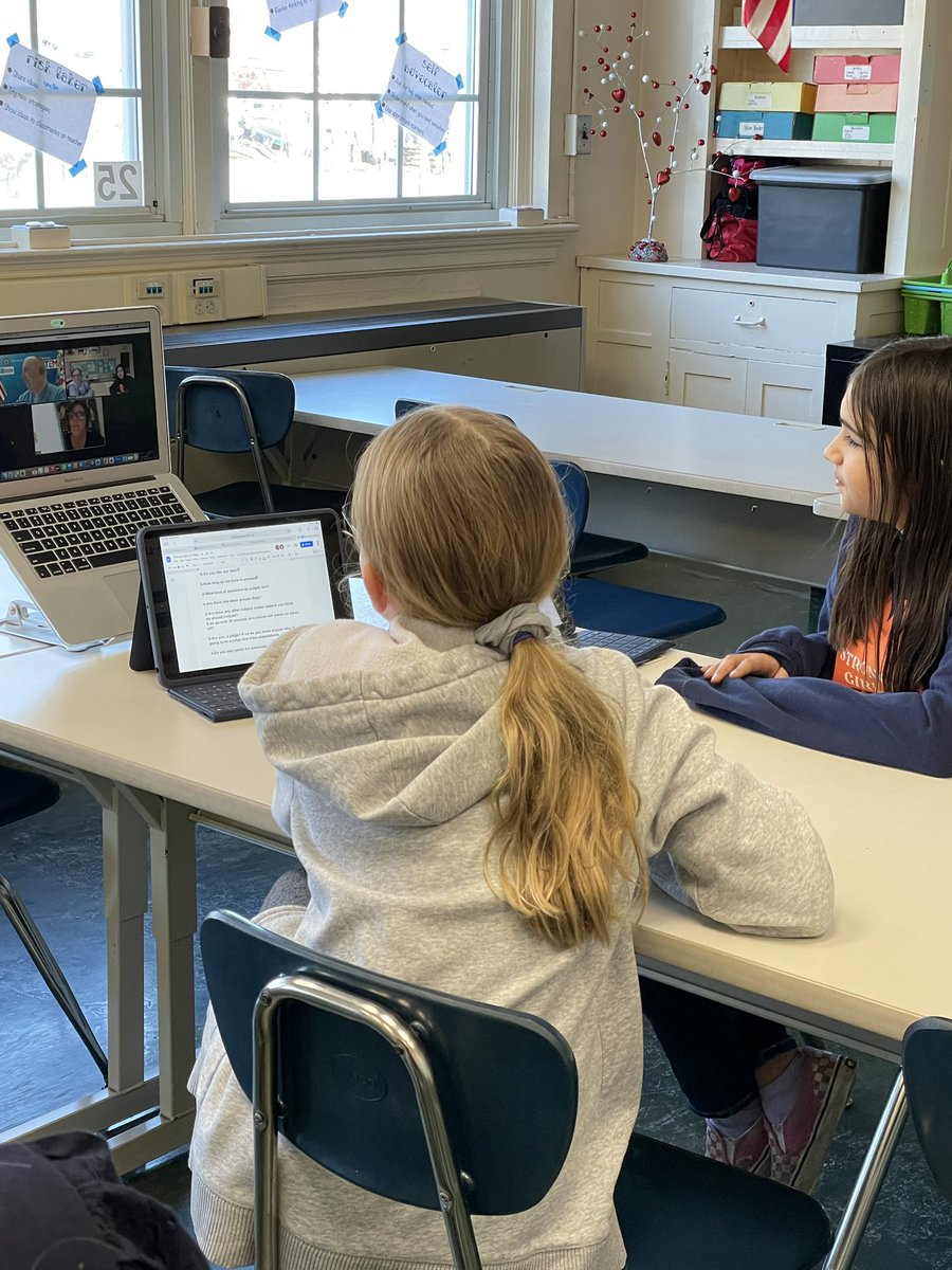 mrstyorke's tweet photo. Wow! These two @HowellTwpArdena fifth graders made me so proud during their @njsba @USArmy STEAM Tank mentor session. The future is bright with these young entrepreneurs! @beth_frantz @HowellTwpK8 #HTPSLearnerSuccess https://t.co/d51sUU6Eua