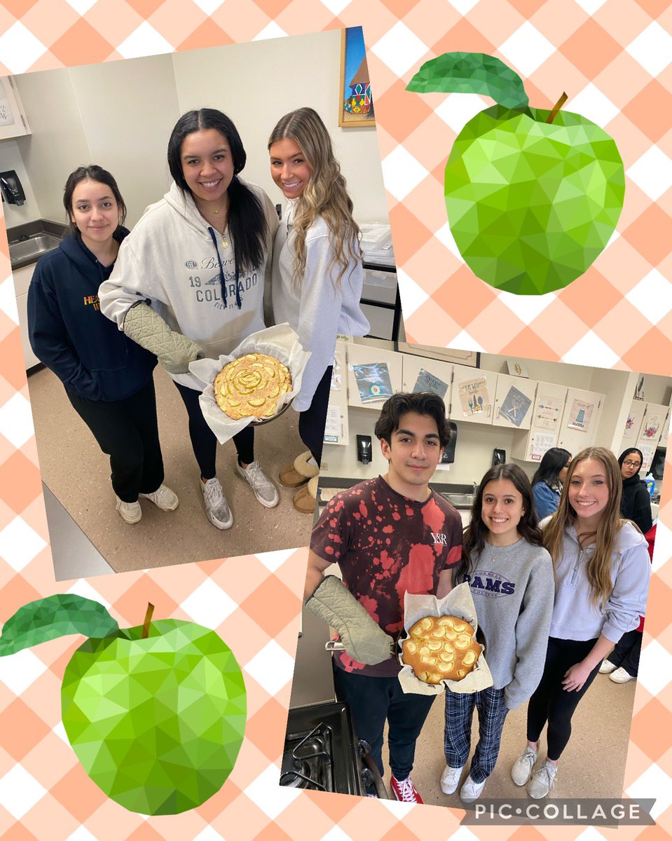 LHS210Wilcoxen's tweet photo. Irish Apple Cake ๐ ๐ฎ๐ช #CTEMonth #wearelemont #internationalcooking https://t.co/VJIls6tPNW