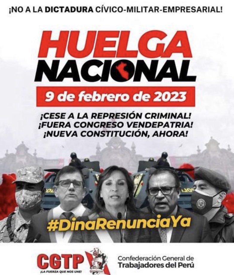 LaJefa_PE's tweet photo. Mañana colectivos, sindicatos, distritos, hermanos del Sur y demás nos unimos a la gran Movilización Nacional! #DinaAsesinaRenunciaYa #AsambleaConstituyente tú también únete con nosotros ✊🏾 #Autoconvocate y sé parte de la gran revolución❤️🔥 levanta tu voz de protesta!!! https://t.co/zqq8prwRdI
