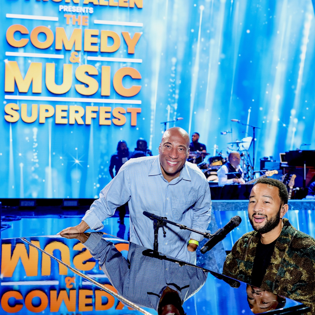 Allen Media Group (@allenmgroup) on Twitter photo Byron Allen Presents The COMEDY & MUSIC SUPERFEST! Byron Allen teams up with superstar, <a href="/johnlegend/">John Legend</a> for a night you won't forget! Watch the special this Saturday February 11th, on <a href="/NBC/">NBC Entertainment</a>
#music #comedy #byronallen #concert #standup #entertainment Byron Allen Presents The COMEDY & MUSIC SUPERFEST! Byron Allen teams up with superstar, <a href="/johnlegend/">John Legend</a> for a night you won't forget! Watch the special this Saturday February 11th, on <a href="/NBC/">NBC Entertainment</a>
#music #comedy #byronallen #concert #standup #entertainment