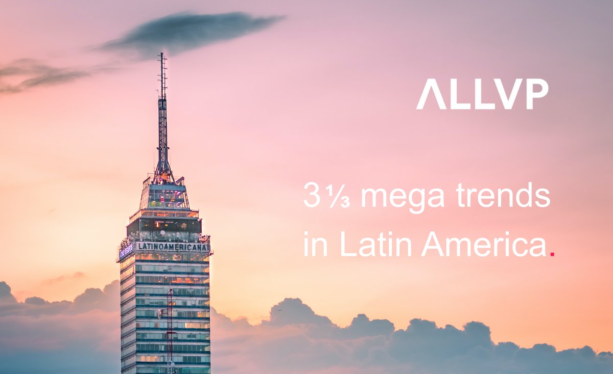 We're exited to share something we've put together after months of analysis &amp; diving deep into the data!

At ALLVP, we identified three &amp; 1/3 mega trends that we believe will have a large impact &amp; far-reaching implications in the region's coming years.

Here's a sneak peak 😎👇🏾