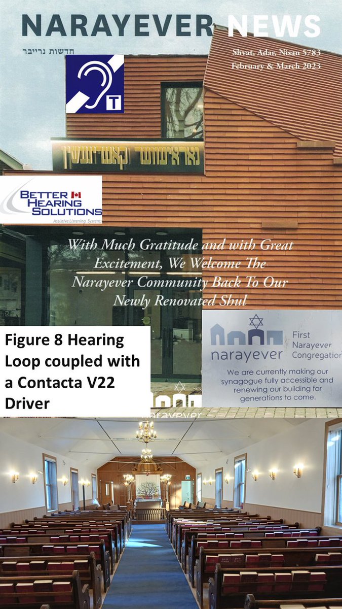 BetrHearngSolns's tweet image. Following a dialogue that started a few years ago, with countless construction delays and Covid shutdowns, we&apos;ve now wrapped up this #HearingLoop installation @narayever  in Toronto.