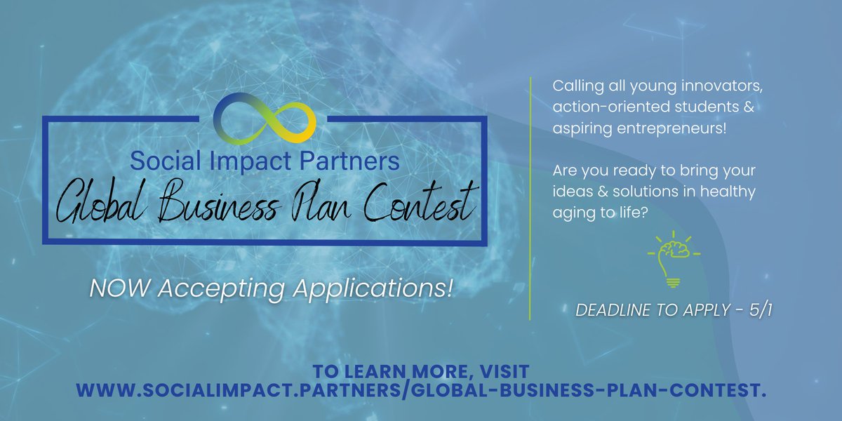 SIP_Worldwide's tweet photo. 👀 Do you dream of a world without #AlzheimersDisease? We sure do. 

Apply today with your ideas to improve #brainhealth and influence #healthyaging and #ENDALZ! https://t.co/iCQT9DO2hH
