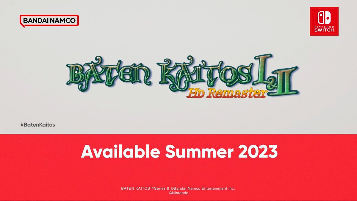 Wario64's tweet photo. Batens Kaitos 1 &amp; 2 HD Remaster confirmed, out Summer 2023 https://t.co/GUxzjAPzG0