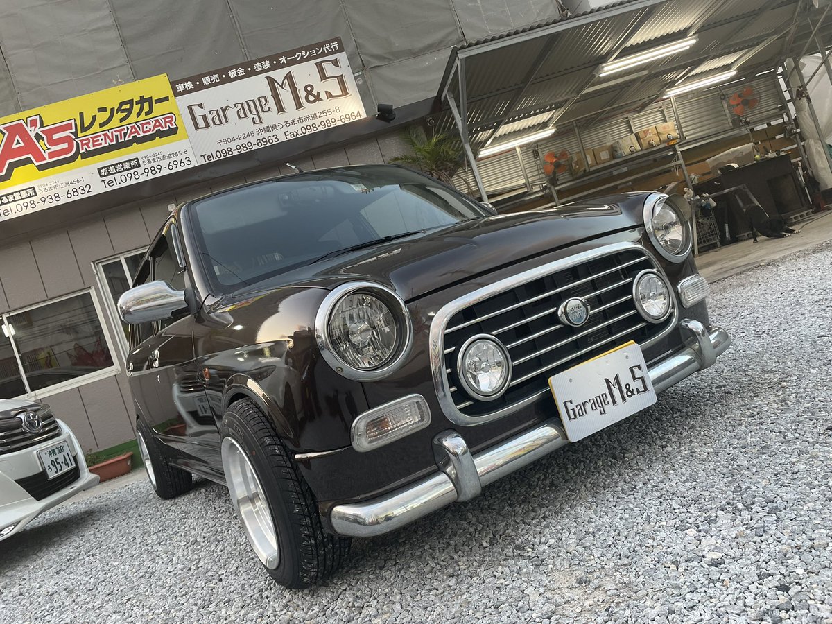 GarageMS098's tweet photo. バーフェン付くなきゃ💦
なんかチョロQみたいw
 #L710S
 #ミラジーノ 
 #ミラジーノカスタム
 #趣味車 https://t.co/gMPBeLIvf9