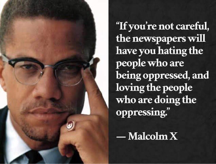 Class1Action's tweet image. Have they got you hating the oppressed &amp;amp; loving the oppressors? 

If they have, you’re on the wrong side.
#MalcolmX #UnitedWorkingClass